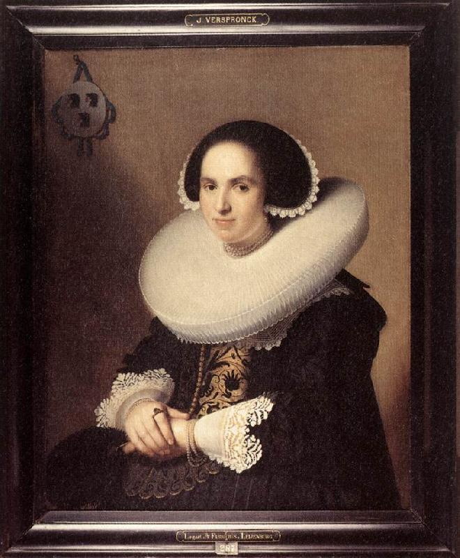 VERSPRONCK, Jan Cornelisz Portrait of Willemina van Braeckel er oil painting image
